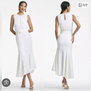 Sachin + Babi White Midi Dress